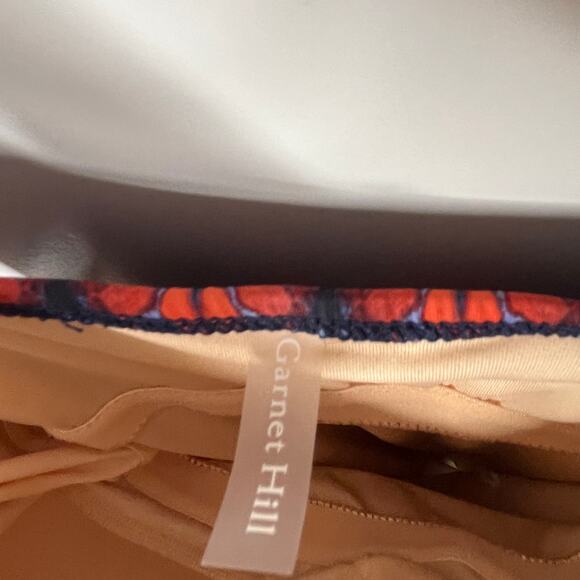 Garnet Hill Active Square Neck One Piece Swimsuit Ruched Flattering Size 8 - Picture 5 of 8